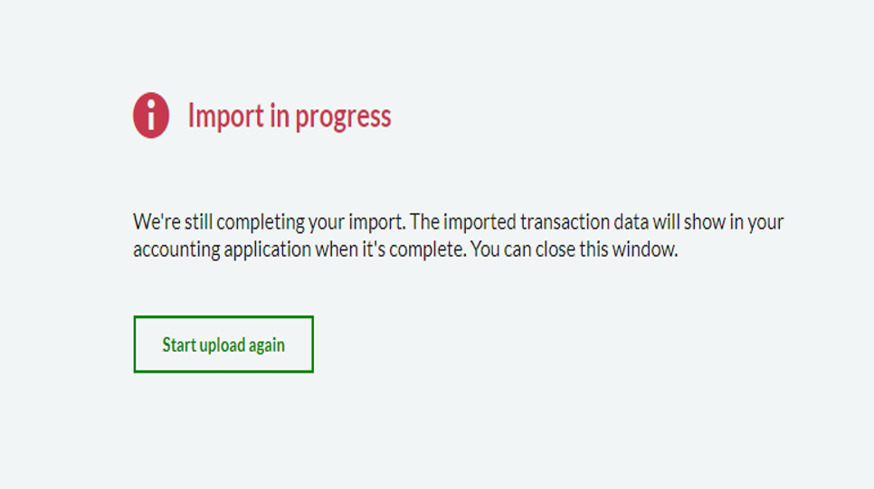 Import in progress image