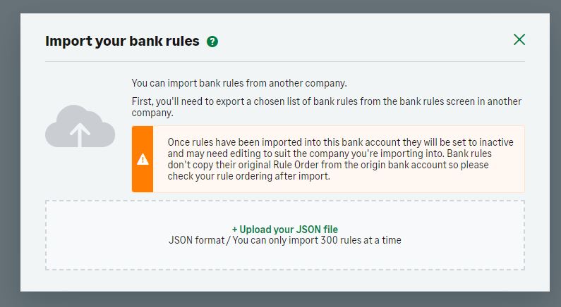 Screenshot of SBCA bank rules 4.