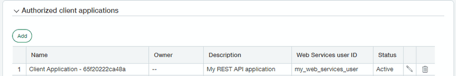 pmt authorized client apps