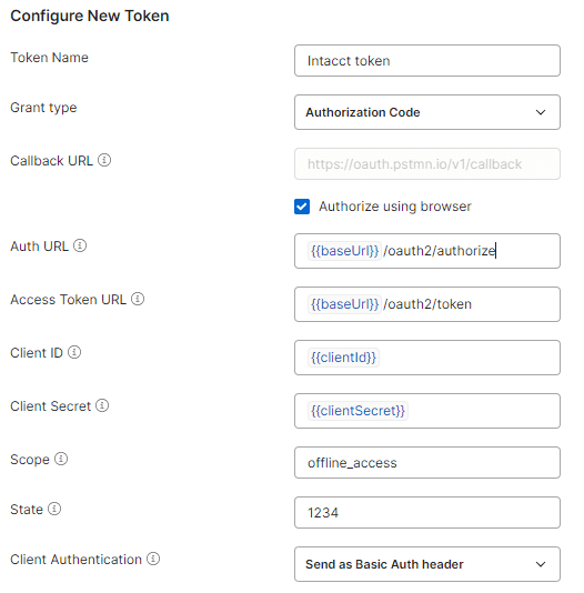 pmt auth token