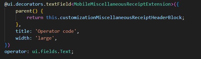 Add Fields to Header