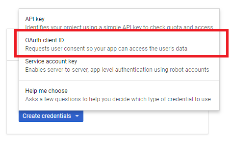 OAuth client ID